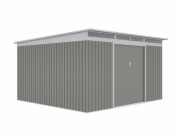 Zahradní domek G21 GRAH 1132 - 340 x 333 cm, metalický šedý 