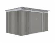 Zahradní domek G21 GRAH 700 - 340 x 206 cm, metalický šedý 