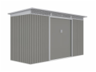 Zahradní domek G21 GRAH 483 - 340 x 142 cm, metalický šedý 