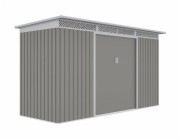 Zahradní domek G21 GRAH 483 - 340 x 142 cm, metalický šedý 