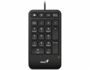 GENIUS NumPad 125/ Drátová/ USB-C/ Copilot/ slim design/ předložka/ černá