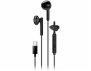 GENIUS headset HS-M366 Black/ černý/ USB-C/ 360°rotační klip