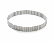 Pečící kruhový rám de Buyer, 3030.24, perforovaný, kruhový, vroubkovaný, průměr 24 cm, výška 3 cm, nerezová ocel