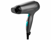 Fén  na vlasy Cecotec, 4327 Bamba Ionicare Power&Go Black, cestovní, 2 stupně rychlosti, 3 nastavení teploty, skládací držák, 2400 W