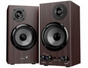GENIUS repro SP-HF520BT Dark Brown/ 2.0/ Bluetooth 5.3/ 20W/ Dřevěné/ tmavě hnědé