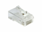 XtendLan Konektor RJ45 CAT6 UTP, EZ type, drát, balení 100ks