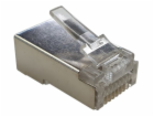 XtendLan Konektor RJ45 CAT7 STP, EZ type, drát 50u, balen...