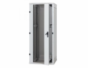 Rack Triton 19   stojanový 18U/ 600x600 prosklené dveře, šedý – rozbaleno 