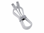 Datový kabel Allity AUC-03 USB-C/USB-C 1m 100W bílý