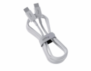 Datový kabel Allity AUC-03 USB-C/USB-C 1m 100W bílý