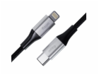 Datový kabel Allity AUC-01 USB-C/Lightning 1m 27W černý