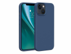 Silikonové TPU pouzdro Etteri pro iPhone 14 tmavě modré