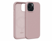 Silikonové TPU pouzdro Etteri Mag pro iPhone 15 světle růžové