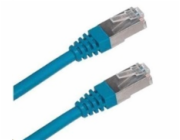 XtendLan patch kabel Cat6A, SFTP, LS0H - 0,3m, modrý