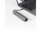 Epico 6v1 Slim Hub 8K s USB-C konektorem - šedá