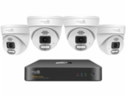 iGET HOMEGUARD HGNVK84804 - kamerový PoE set 2K NVR 8CH + 4x venkovní kamera se zvukem