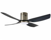 IMMAX NEO LITE PURE SMART LED stropní svítidlo s ventilátorem 24W, Wi-Fi, TUYA, černo-stříbrné