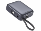 Swissten Power bank 10000 mAh s integrovanými kabely - US...