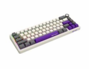 LORGAR Klávesnice KBP70MW, mechanická, bezdrátová herní, béžová, CS