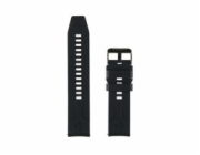 Garett univerzální řemínek 22 mm, černý silikonový