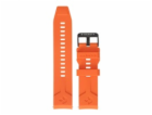 Garett univerzální řemínek 22 mm, oranžový silikonový
