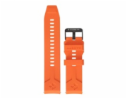 Garett univerzální řemínek 22 mm, oranžový silikonový