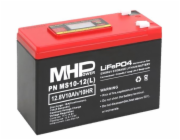 Baterie MHPower MS10-12(L) LiFePO4, 12V/10Ah, F2 - 6,3mm