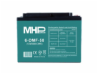Baterie MHPower 6-DMF-58 Trakční gelová, 12V/58Ah, Termin...