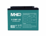 Baterie MHPower 6-DMF-58 Trakční gelová, 12V/58Ah, Terminál D3 - M6, Deep Cycle