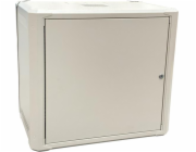 Rozvaděč Conexpro 19" 9U/400mm, FLAT PACK, jednodílný plechové dveře 