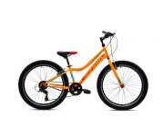 Horské jízdní kolo Capriolo DIAVOLO 400  24"/12" žluto-červený 