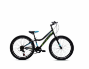 Horské jízdní kolo Capriolo DIAVOLO 400  24"/13" černo-zelená