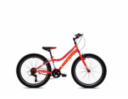 Horské jízdní kolo Capriolo DIAVOLO 400  24"/12" oranžovo-žlutá