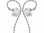 FiiO JH5 stříbrná sluchátka - Hybridní IEM 1x DD 4x BA