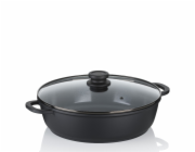 Hluboká pánev s poklicí a keramickým povrchem 32 cm ATURA KL-15167