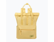 American Tourister Urban Groove Pastels Roll Top Backpack Pastel Yellow