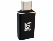 LC-Power USB adaptér USB-C - USB černý (LC-ADA-U31C)