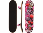 Skateboard Best Sporting Skateboard Dřevěný OCOTOPUS RŮŽO...