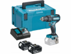 Makita DHP485RTJ 18V akumulátorová vrtačka/šroubovák 2 x ...