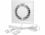 Orno Koupelnový ventilátor 100 mm, povrchová montáž - kabel s vypínačem