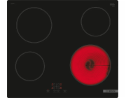 Bosch Varná deska | PKE61RBA2E | Elektrické | Počet hořáků/varných zón 4 | Dotyk | Časovač | Černá univerzální velikost