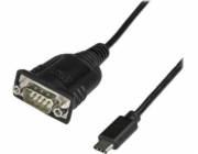 StarTech Kabel USB-C na DB-9 0,4 m černý (ICUSB232C)