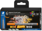Staedtler MultiInk pigmentové umělecké štětcové pero STAE...