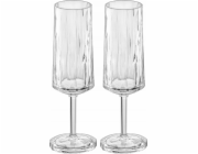 Koziol Sklenice na šampaňské CLUB č. 14, supersklo, 2 x 100 ml, KOZIOL