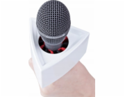 Rycote Jednoduchý trojúhelníkový bílý mikrofon s vlajkou