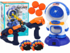 LeanToys Astronaut Střílečka Arkádová Hra 2 Zbraně Míčky ...