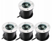 Paulmann DUREA LED 8W 530lm IP67 kulaté svítidlo do příjezdové cesty z nerezové oceli, 3000K, 230V