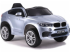 Lean Sport Auto na baterie BMW X6 stříbrně lakované