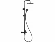 NoName 5036-910-81 / KFA / MOZA / MOZA DUHOVÁ SPRCHOVÁ BATERIE S BATERII, ČERNÁ/