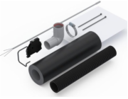 NoName 067616 KVR 10-30 F2040/AMS HADICE PRO ODPAD KONDENZÁTU 3M // Ź.BIAW.067616